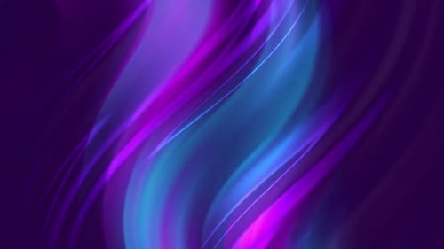 Dynamic Neon Fluid Wavy Lines Background Loop