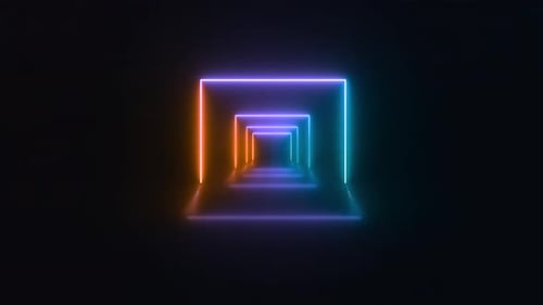 Video mit abstraktem VJ-Nomenhintergrund