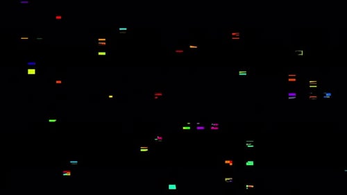 Colleción de corrupción: superposición de datos del efecto de falla de la señal analógica de una cinta VHS con un parpadeo