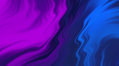 Abstract Fluid Gradient Background Animation in Blue and Purple