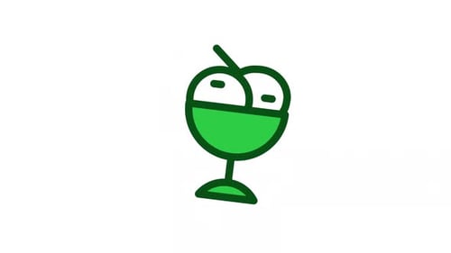 Animationssymbol für Eisschale