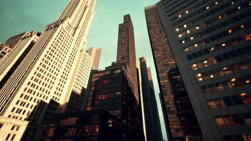 Gigantes urbanos: un majestuoso conjunto de imponentes monolitos de la ciudad