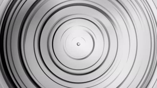 Abstract Geometric Concentric Circles Tunnel Loop Animation