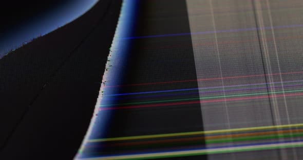 Screen Failure Broken Artifacts Display Glitch, Technology Stock ...