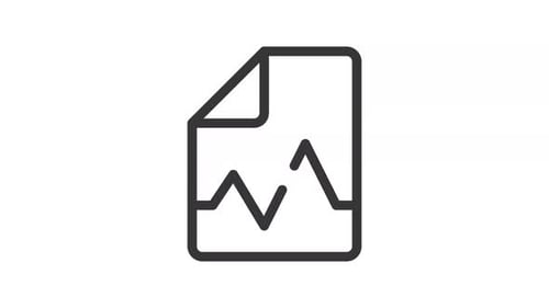 Ecg test line animation