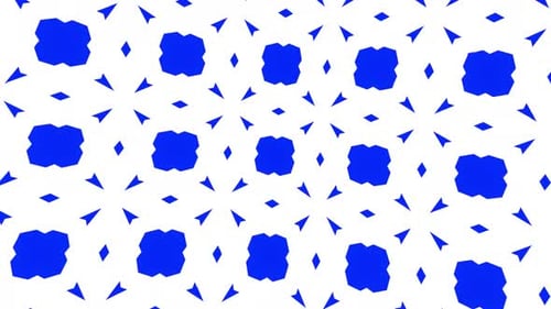 Schöne nahtlose Mandala-Animation mit Kaleidoskop-Effekt. abstrakter Mandala-Hintergrund. Vd\_1729