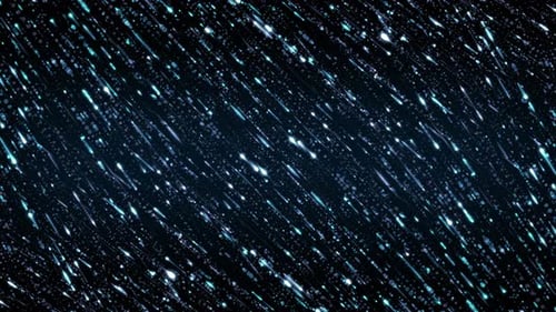 4K Concept of digital computer networking tunnel in futuristic technology in blue concept 7