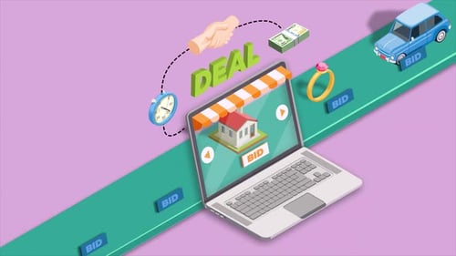 Isometric Online Bidding Process and Deal Transaction