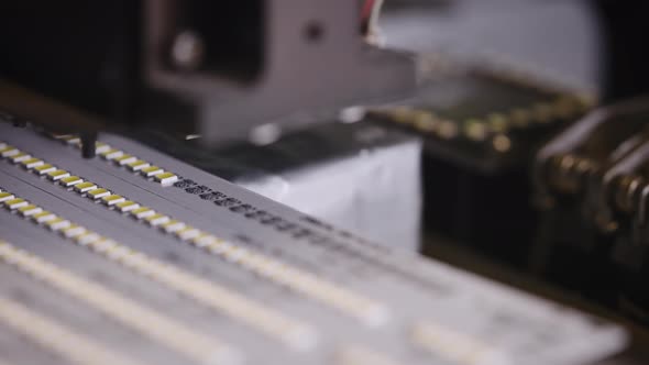 Macro Photography of the LED Panel Manufacturing Process A ...