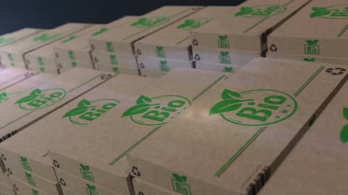 Bio organic box pack production loopable seamless