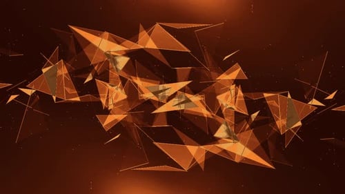 Abstract Geometric Plexus Network Loop Background