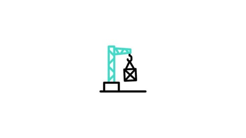 Animiertes Kranichsymbol
