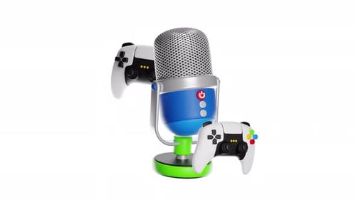 3d Icon Animation Game Podcast