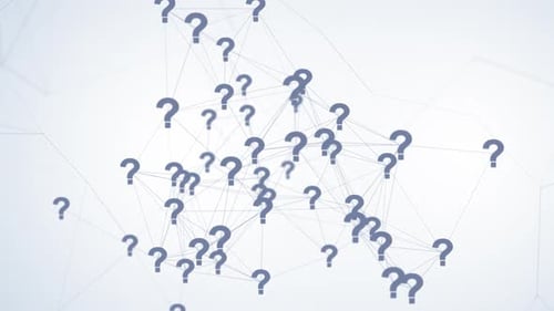 Abstract Geometric Network with Floating Question Marks