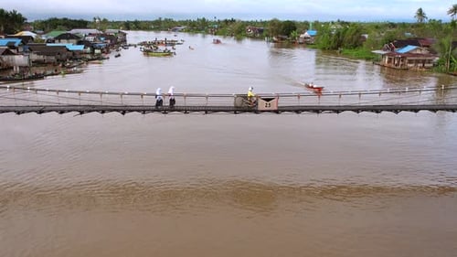 Life on the Water, Bridge Access to School and Community in Banjarmasin