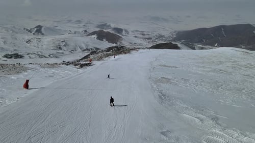 skiing winter snow