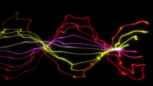 Abstract Waves Background Digital Rendering