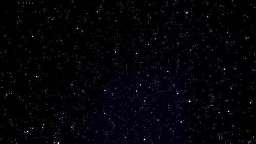 Champ d'étoiles de l'espace lointain avec des étoiles scintillantes et une galaxie lointaine