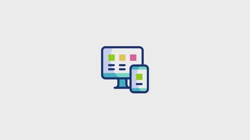 Responsive Devices Flat Design UI Animation