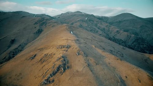 view of the mountains