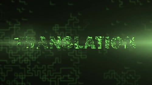 Translation - Digital Text Animation