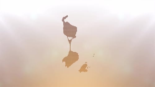 Futuristic Digital Map Reveal with Glowing Light Beams