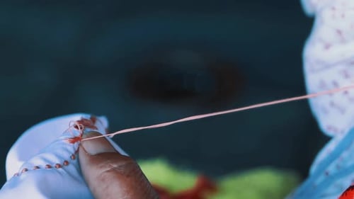 Madeira Embroidery Close-up finest quality hand embroidery traditional art
refinement handwork cra