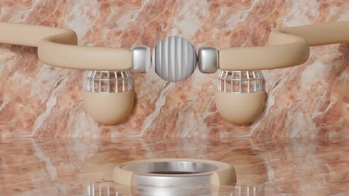 Slice 3D Loop Shapes Animation