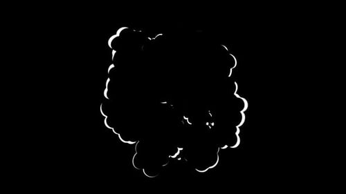 Creator Collection: Burst animation with spreading smoke effect
