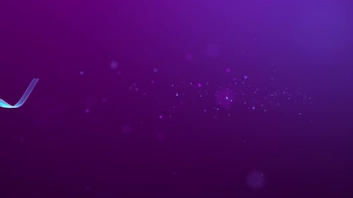 Glowing Light Ribbon Text Reveal Animation