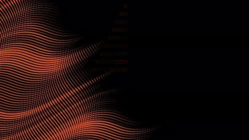 Abstract Wavy Halftone Fluid Motion Background Scratched Pop Art Wavy Dynamic Dotted Flames From