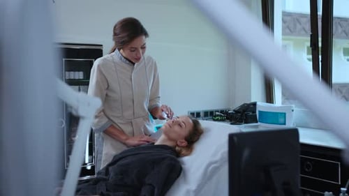 Experience a Rejuvenating and Luxurious Skincare Treatment Session at a Modern Clinic Today