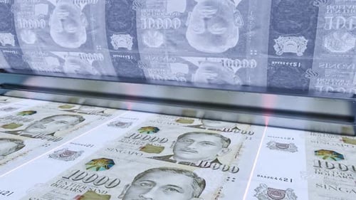 Printing 1000 Singapore Dollar Banknotes 1