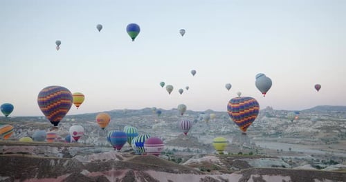 Stunning Hot Air Balloons in Cappadocia, Turkey