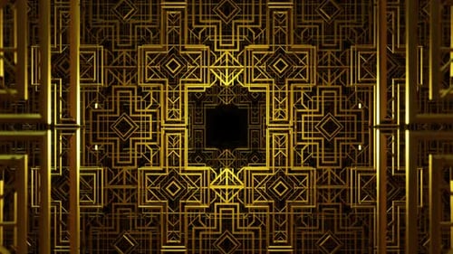 Parede de aniversário Art Deco 01 4K