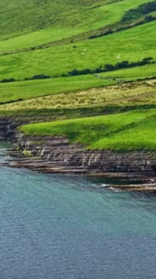 Vertical View Of Donegal Landscape, Ireland