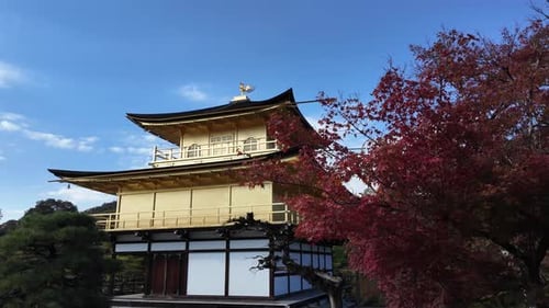 The Stunning Golden Pavilion Kinkakuji Reflecting on a Calm Pond in Kyoto