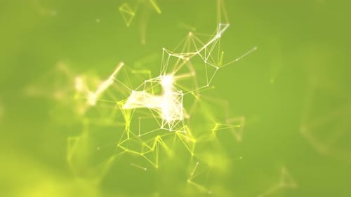 Abstract Light Green Grunge Digital Internet Social Network Background