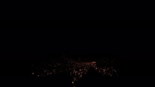 Dynamic Golden Sparkle Particles Festive Reveal Transition