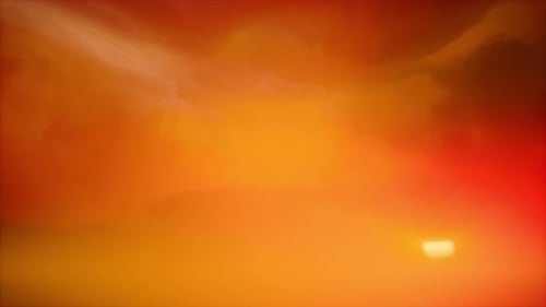Sunset Sky On The Background 08