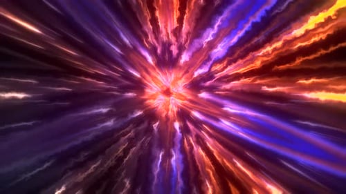 Hypnotic Beam of Light Tunnel