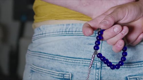 Man Holding Rosary In Hand 4