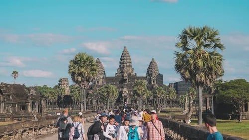 Angkor Wat Temple Timelapse