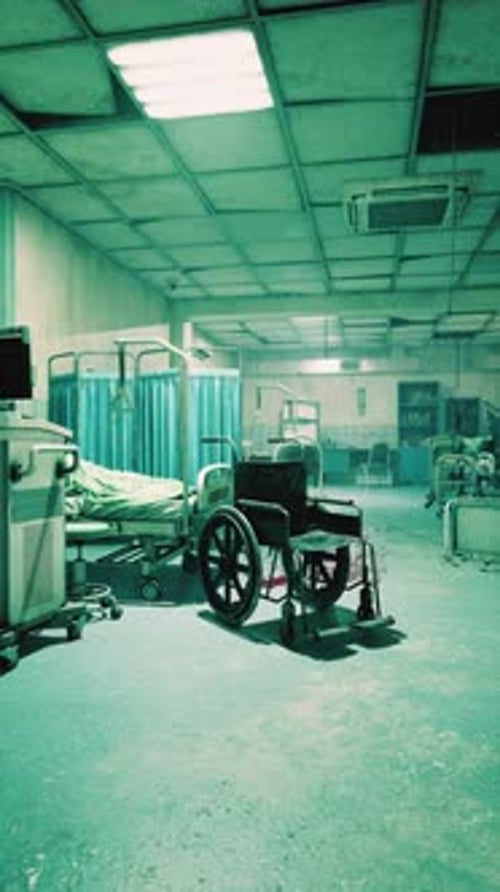 Quiet Moments in an Abandoned Hospital Revealing Forgotten Stories and Dreams
