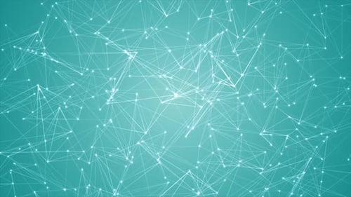 Blue Plexus Futuristic Technology Background Loop V3