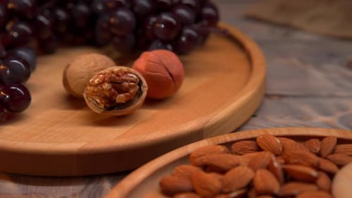 Mix of Nuts in a Bowl