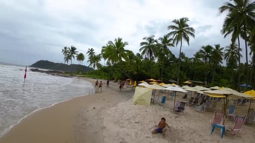 Praia em Itacaré, Brasil