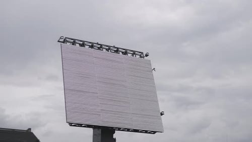 Military Radar Against a Cloudy Sky