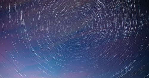 Hyperlapse Night Sternenhimmel