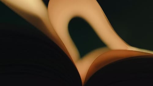 Open Book Pages Flipping Knowledge Concept Fresh Ideas Imagination Personal Development